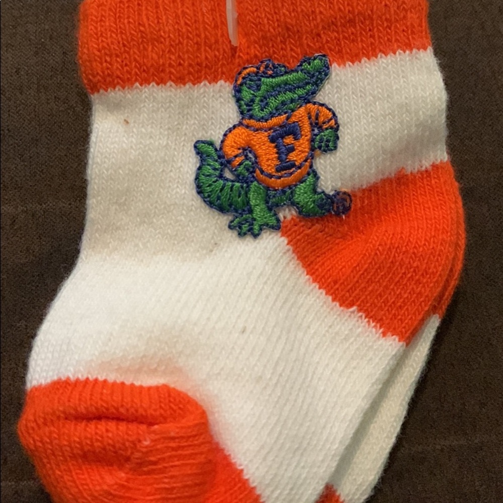 NWT University of Florida baby socks